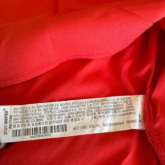 🛍️SALE🛍️ Zara Off the Shoulder Blouse with Dramatic Ruffled Sleeves - Picture 5 of 7